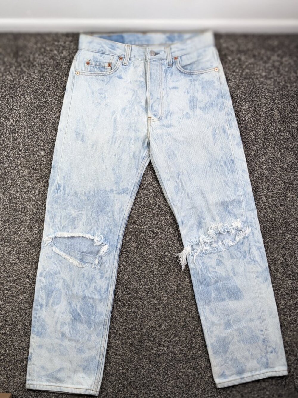 Vintage 1981 Levi’s Jeans 501 XX 31x28 Light Wash Blue USA Made 80s